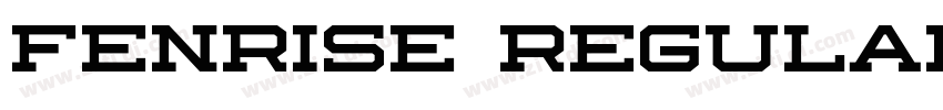 Fenrise Regular字体转换 Fenrise Regular字体转换